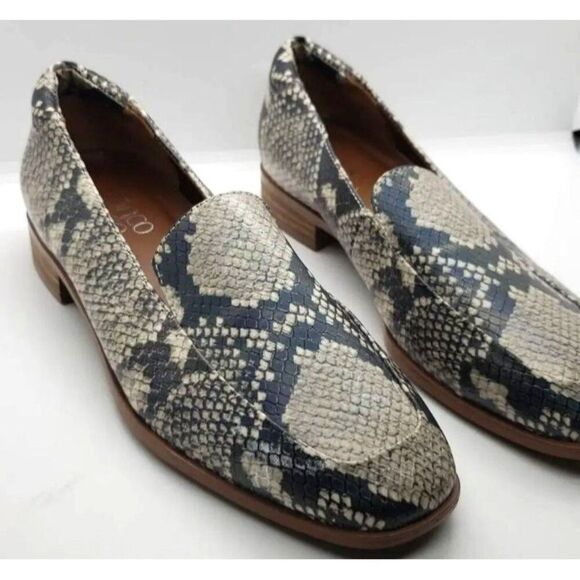 Franco Sarto Woman Flat Shoes‎ Roccia Snake Print Round Toe Size 5.5 - Picture 2 of 5